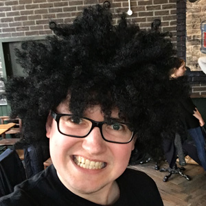 A photo of my silly face.